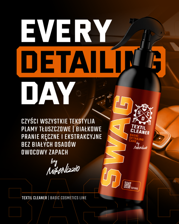 SWAG Basic Textil Cleaner 500ml - środek do czyszczenia tekstyliów