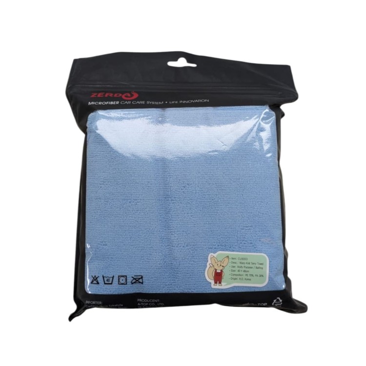 ZERDA Mikrofibra Edgeless 30% POLIAMID 300GSM 40x40 Blue 6 szt