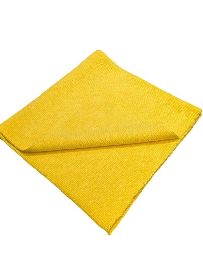 MIKROFIBRA Edgeless Perłowa 380GSM 40x40 Żółta - zestaw 5 sztuk