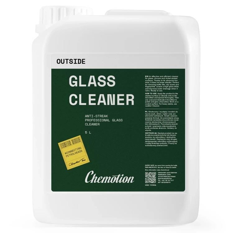 Chemotion Glass Cleaner 5L - Płyn Do Mycia Szyb Bez Smug