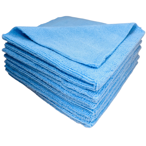 ZERDA Mikrofibra Edgeless 30% POLIAMID 300GSM 40x40 Blue 6 szt. - wysokiej jakości ściereczki do detailingu