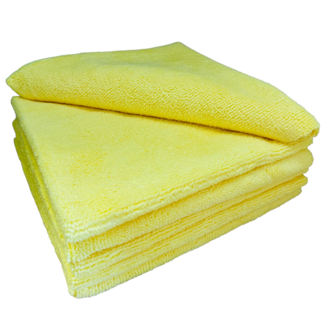 ZERDA Mikrofibra Edgeless 300GSM 40x40 Yellow 6szt - wysokiej jakości ściereczki do detailingu
