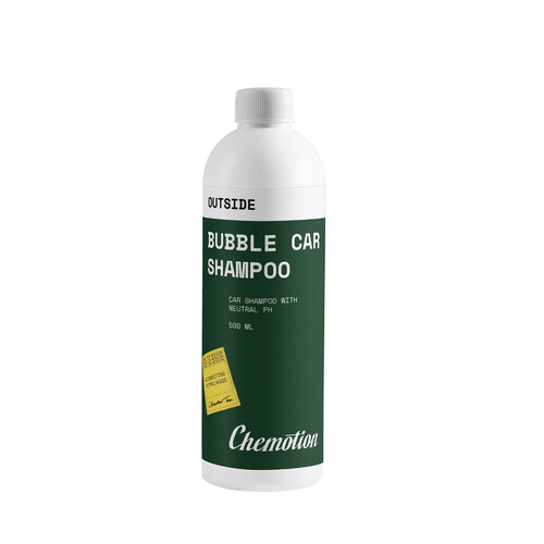 Butelka Chemotion Bubble Car Shampoo 500ML - Neutralny szampon do mycia samochodu
