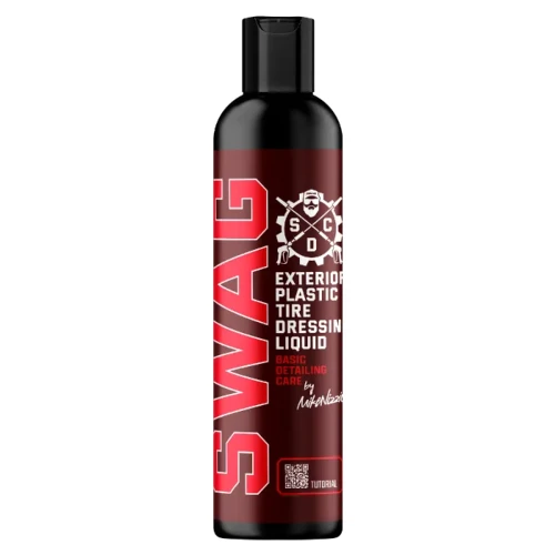 Swag Basic Exterior Plastic & Tire Dressing Liquid 250 ml - dressing do opon i plastików zewnętrznych