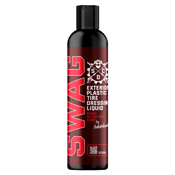 Swag Basic Exterior Plastic & Tire Dressing Liquid 250 ml - dressing do opon i plastików zewnętrznych