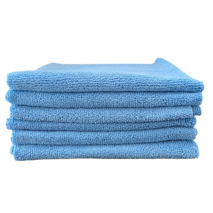 ZERDA Mikrofibra Edgeless 30% POLIAMID 300GSM 40x40 Blue 6 szt