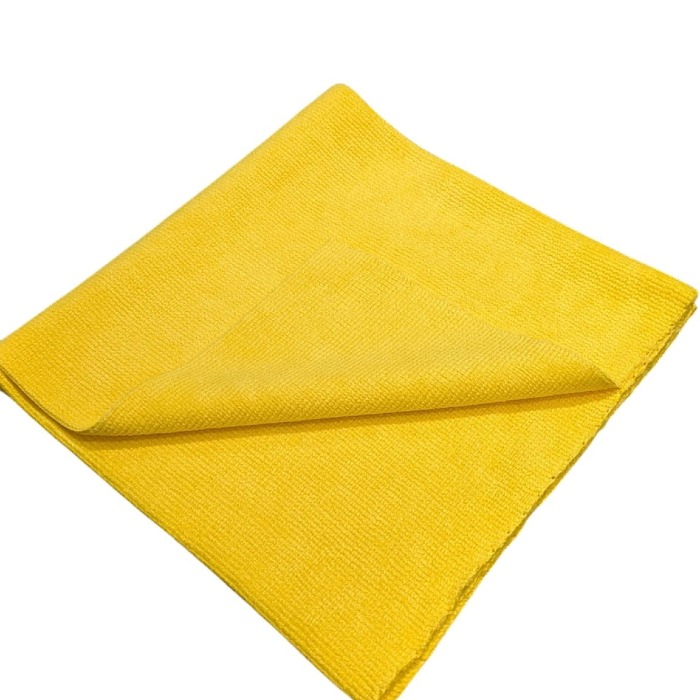 Mikrofibra Bezszwowa Perłowa 380GSM 40x40 Żółta - Idealna Do Powłok