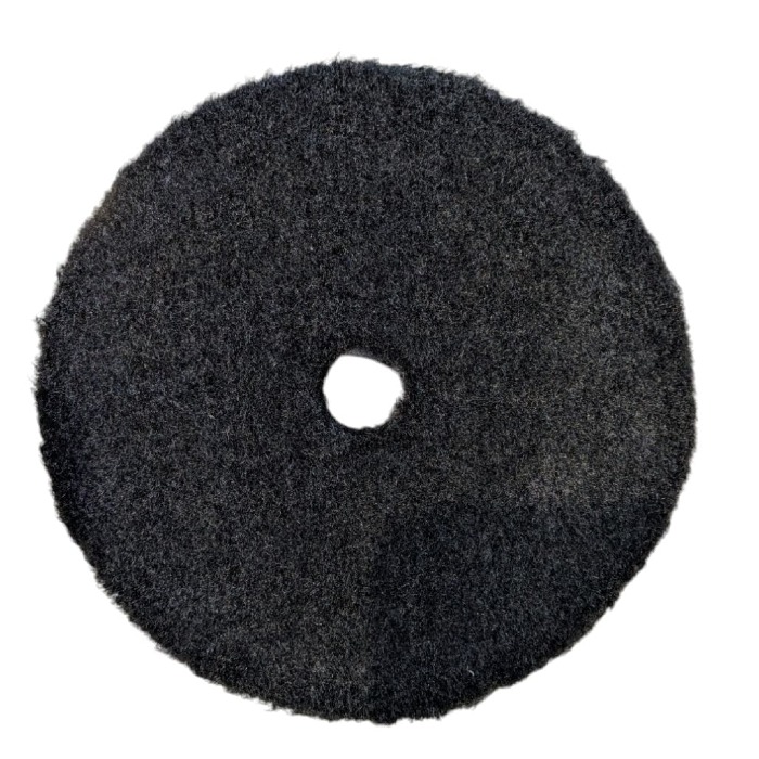 CarDna Kosa Futro Black/Blue Mocna 125MM - futro polerskie hybrydowe mocno tnące