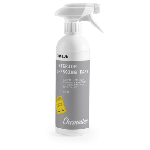 Chemotion Interior Dressing Dark 500ML - Środek Do Zabezpieczenia Plastików Mocno Przyciemniający Matowy