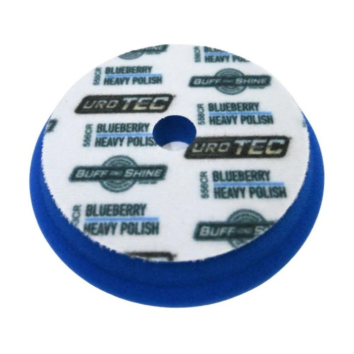 Buff and Shine UroTec Pad Blue Mocny 125mm - gąbka polerska mocno tnąca
