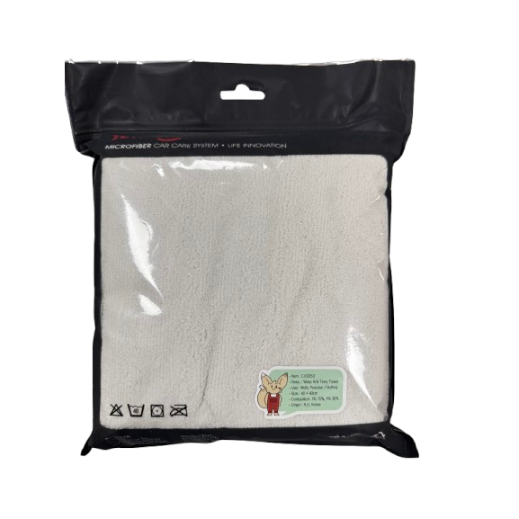 Zerda Mikrofibra Edgeless 300GSM 40X40 Grey 6 szt