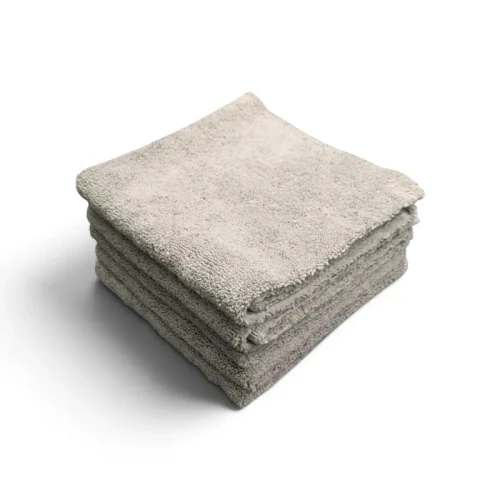 KAJA Mikrofibra Edgeless 380 GSM 40 × 40 cm szara - zestaw 5 sztuk