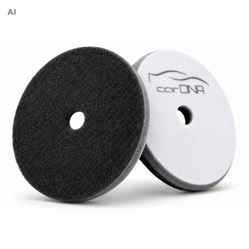 CarDna Kosa Futro Black/Grey Mocna 125MM - hybrydowe futro polerskie do ekstremalnej korekty