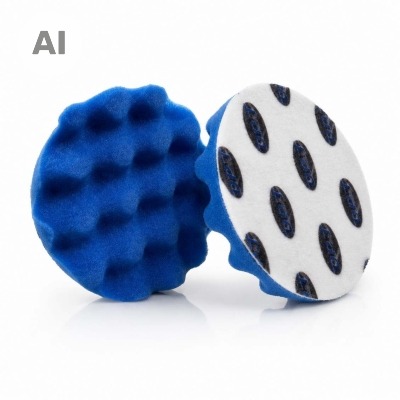 Optimum Pad Waflowy Blue 75mm - cutting pad do jednoetapowej korekty lakieru