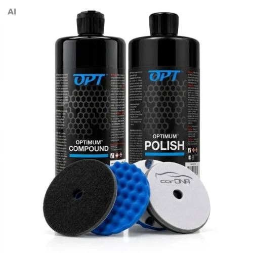 Optimum Zestaw Past Polerskich + Pady 125mm
