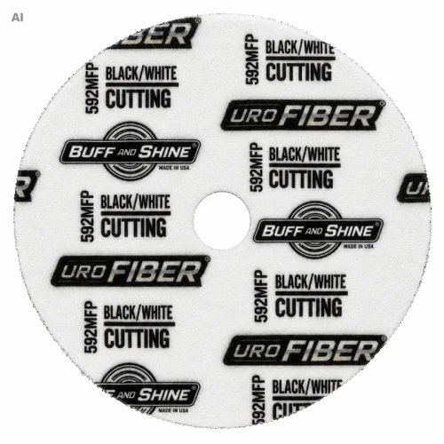 Buff and Shine UroFiber Mikrofibra Black Mocna 125mm - pad mikrofibrowy do one step