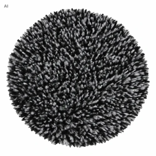 Buff and Shine UroFiber Mikrofibra Black Mocna 75mm 2 szt - pad mikrofibrowy do one step