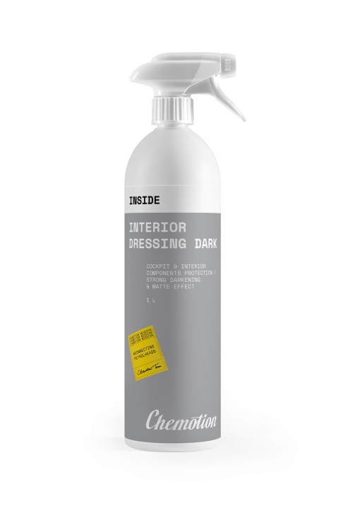 Chemotion Interior Dressing Dark 1L - Środek Do Zabezpieczenia Plastików Mocno Przyciemniający Matowy