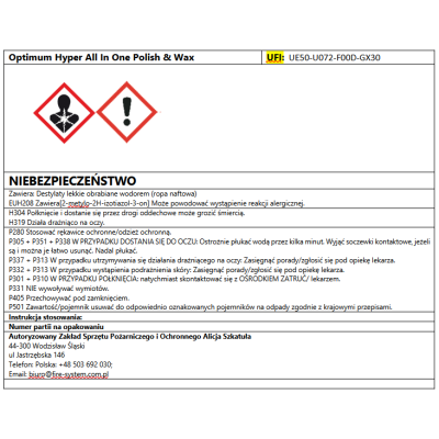 Optimum Hyper All IN One - Pasta w Sprayu z Woskiem 0,5L