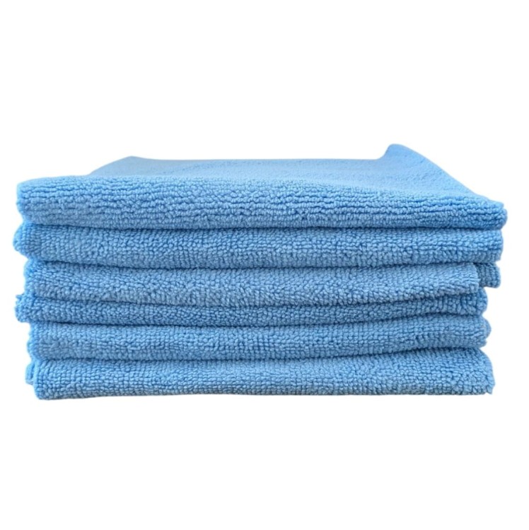 ZERDA Mikrofibra Edgeless 30% POLIAMID 300GSM 40x40 Blue 6 szt