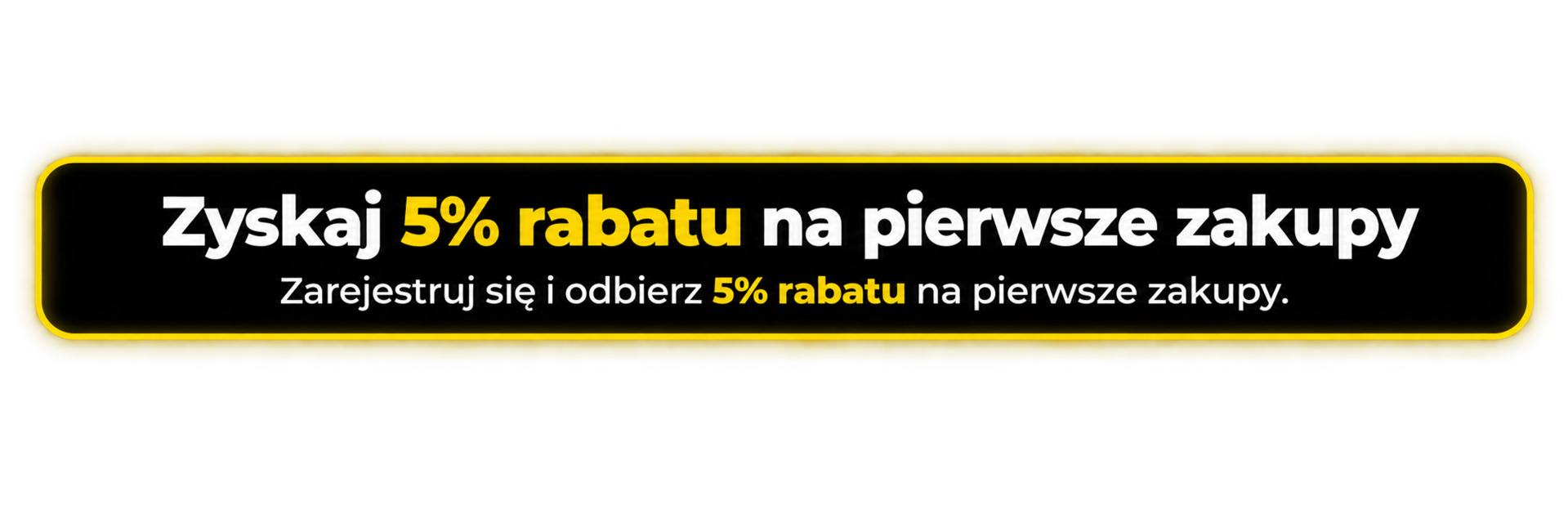 Zarejestruj się i zgarnij rabat